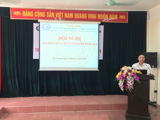 Hội nghị phổ biến quy chế tuyển sinh năm 2018